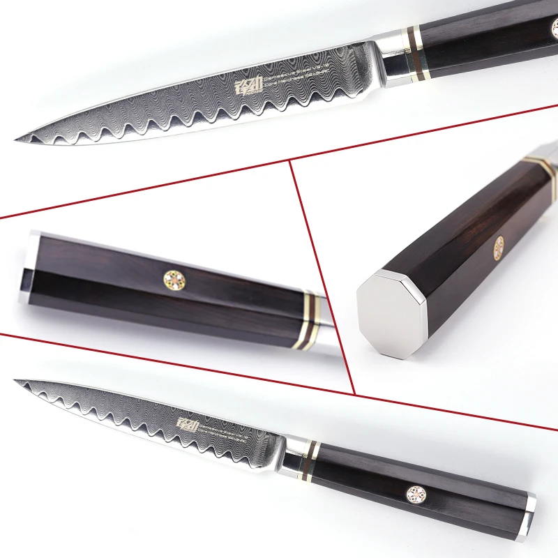 2018 лучший профессиональный универсальный нож 5 дюймов восьмиугольная ручка из