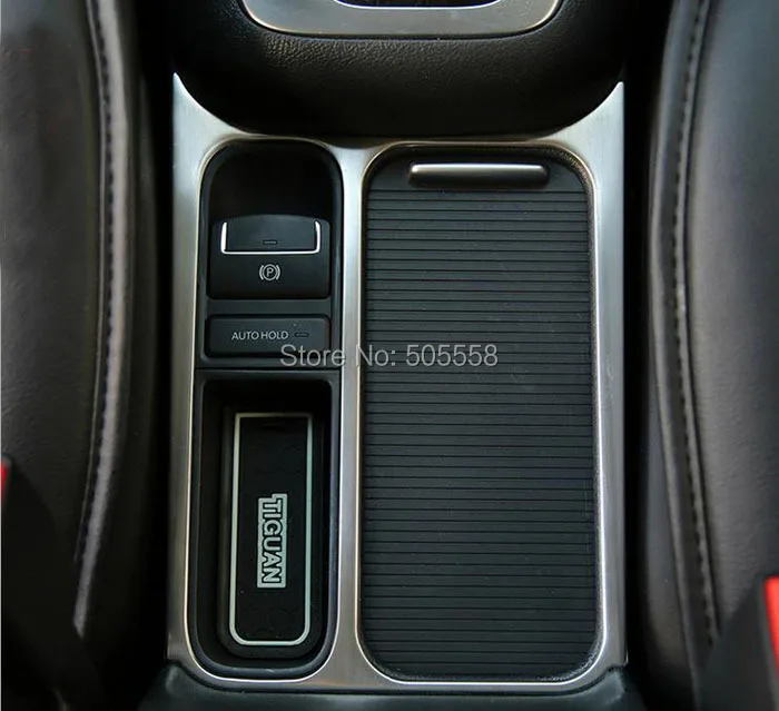 Для 2010-2014 VW VOLKSWAGEN TIGUAN тормоз и подстаканник панель отделка наклейка украшение