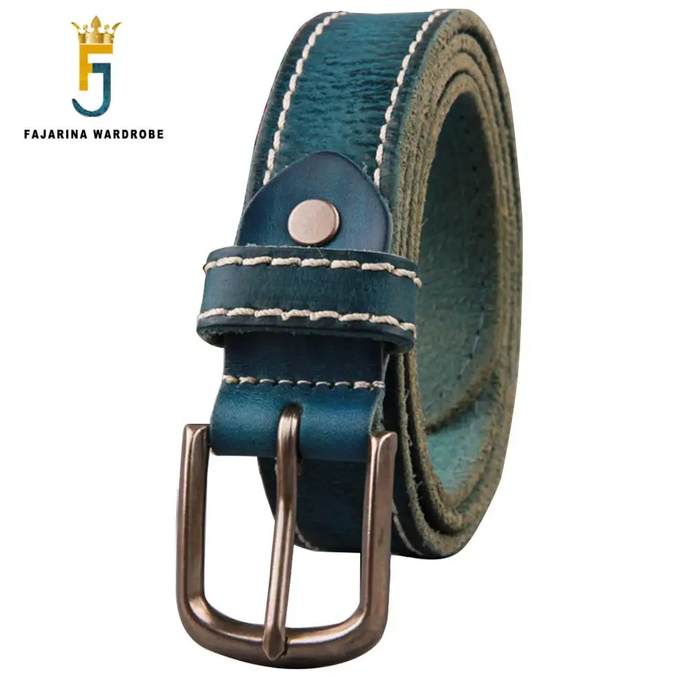 FAJARINA Ladies Quality Cowskin Leather Casual Belts Retro Styles Pure Cowhide Belt for Women Many Colours Optional N17FJ374