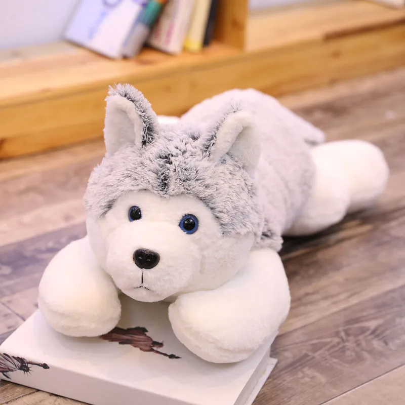 

Hasky Stuffed Toys 60/110cm Cute Simulation Husky Dog Plush Toys Stuffed Doll Kids Baby Toys Plush Husky Dolls