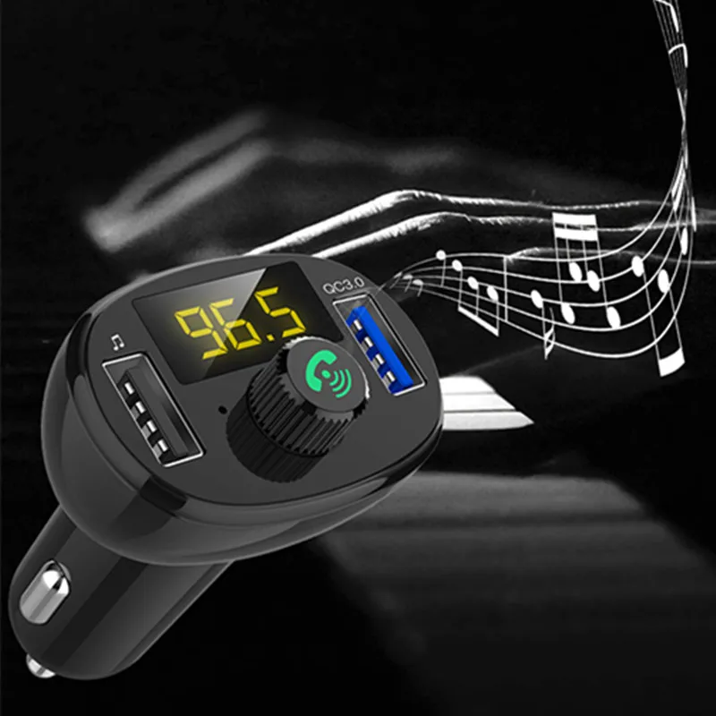 Автомобильный MP3-плеер Многофункциональный Bluetooth приемник Музыка U диск прикуриватель зарядное устройство с линией передачи данных автомобиля Bluetooth громкой связи