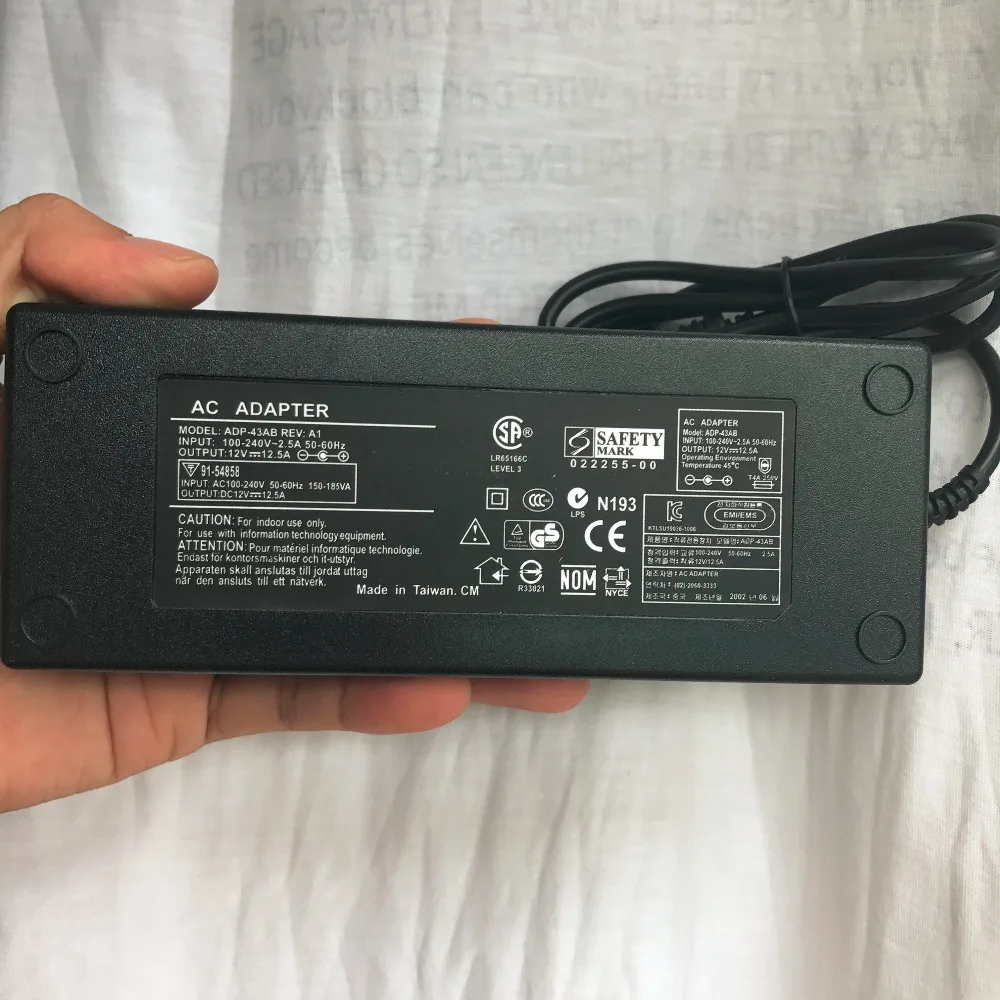 PICO BOX DC-ATX PSU HTPC мини PCAC адаптер питания DC 12 В 12.5A 150 Вт выход 5,5 мм x 2,5 мм штекер освещение для