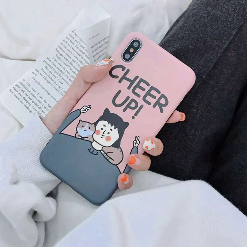 Fashion High Quality Pink Foundation Women's Phone Case for iphone 6 6s 7 8Plus All Inclusive Anti-fall Soft Cover XS Max XR |