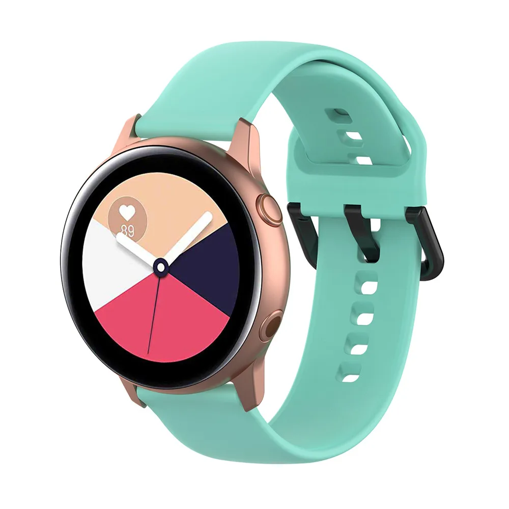Силиконовый ремешок для часов сменный Браслет Samsung Galaxy Watch Active