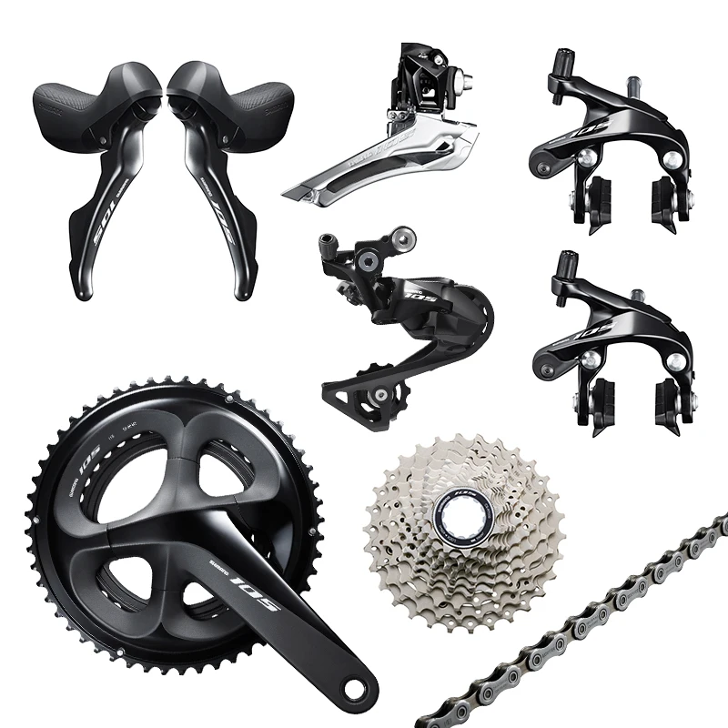 SHIMANO 105 R7000 шоссейные велосипеды переменной Скорость тормозных колодок 2x11 S 22 -