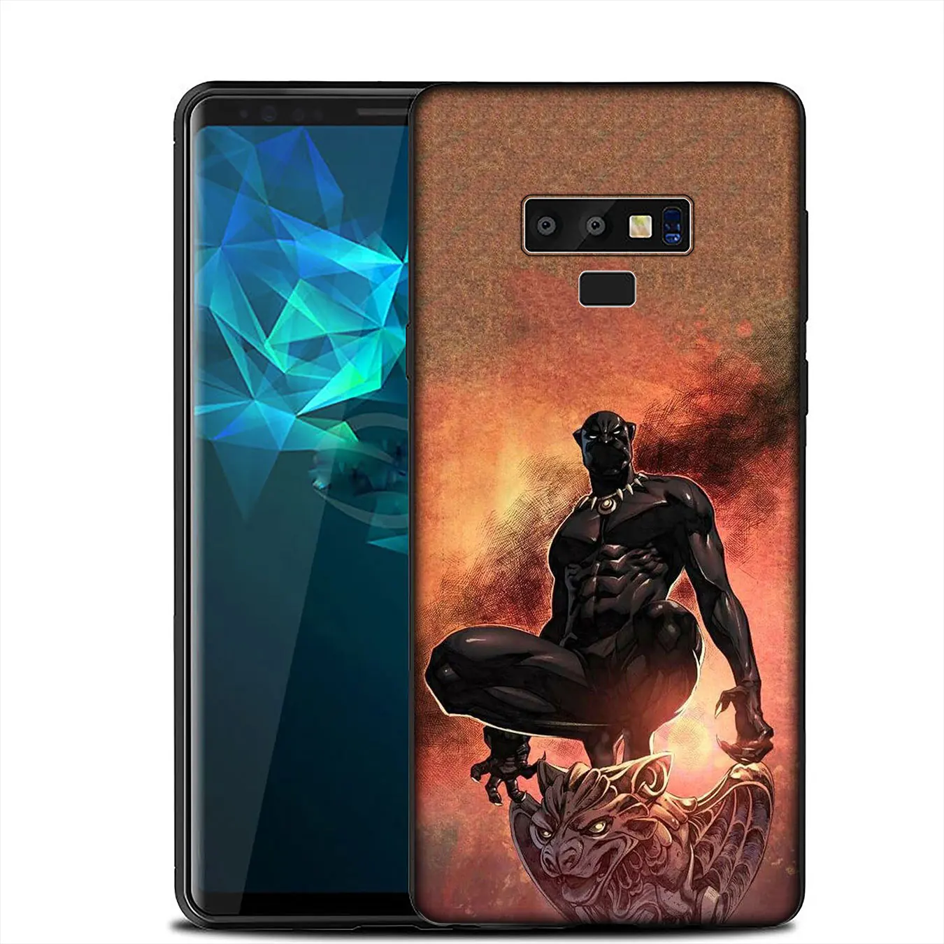 IYICAO Мстители Marvel Черная пантера Мягкий силиконовый чехол для Samsung Galaxy A6 Plus A9 A8 A7 2018
