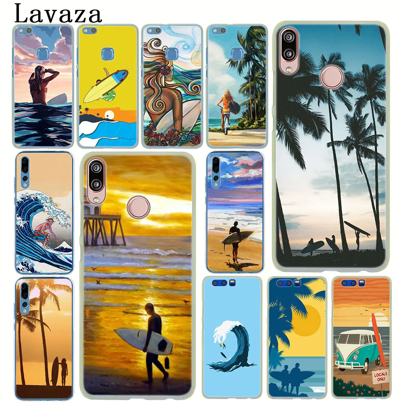 Чехол для телефона Lavaza серфинга и Huawei P30 P20 P10 P9 Plus P8 Lite Mini 2017 2016 P smart Z 2019 | Мобильные