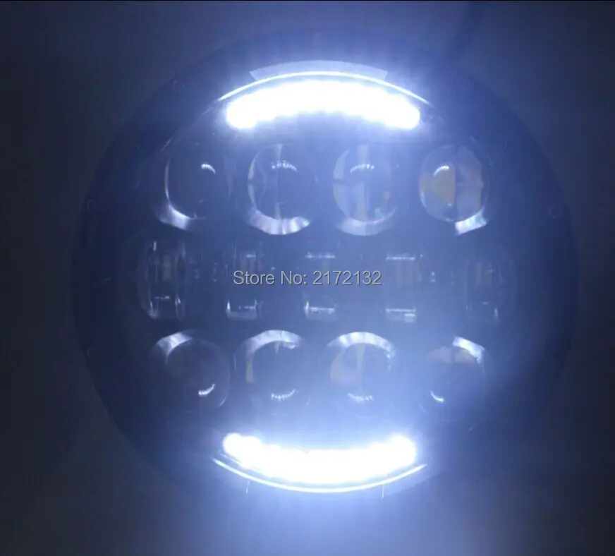 1 комплект светодиодный головной фонарь для wrangler jeep JK 105 Вт 7 дюймов|led headlight h4|headlight