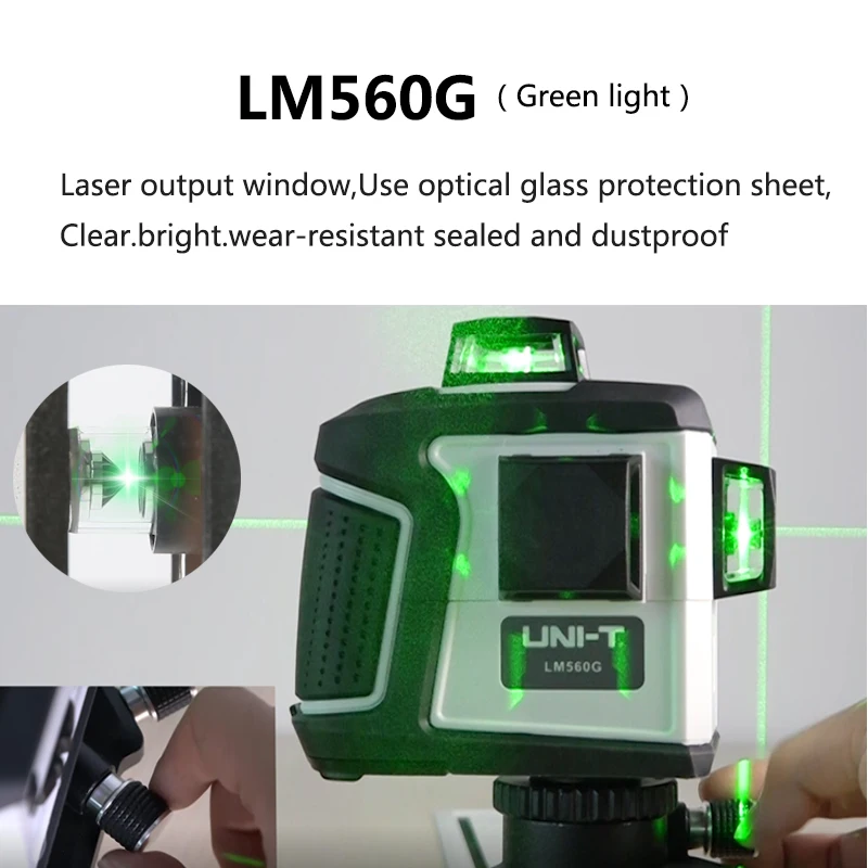 UNI-T LM560 3D 12 линий лазеры рычаг самонивелирующийся 360 горизонтальный и вертикальный крест Lazer Nivel уровень