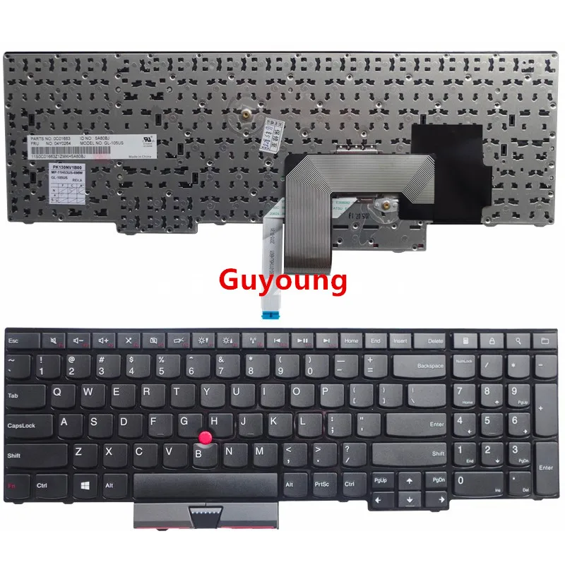 Клавиатура США для Lenovo ThinkPad Edge E530 E530C E535 E545 04Y0301 0C01700 v1320as3 ноутбука на английском