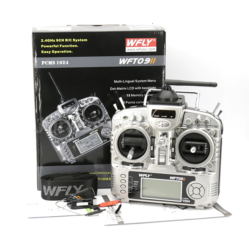 WFLY WFT09II 9 6 12 0 в 2 4G 9CH RC передатчик FPV пульт дистанционного управления PPM/PCMS1024 ЖК