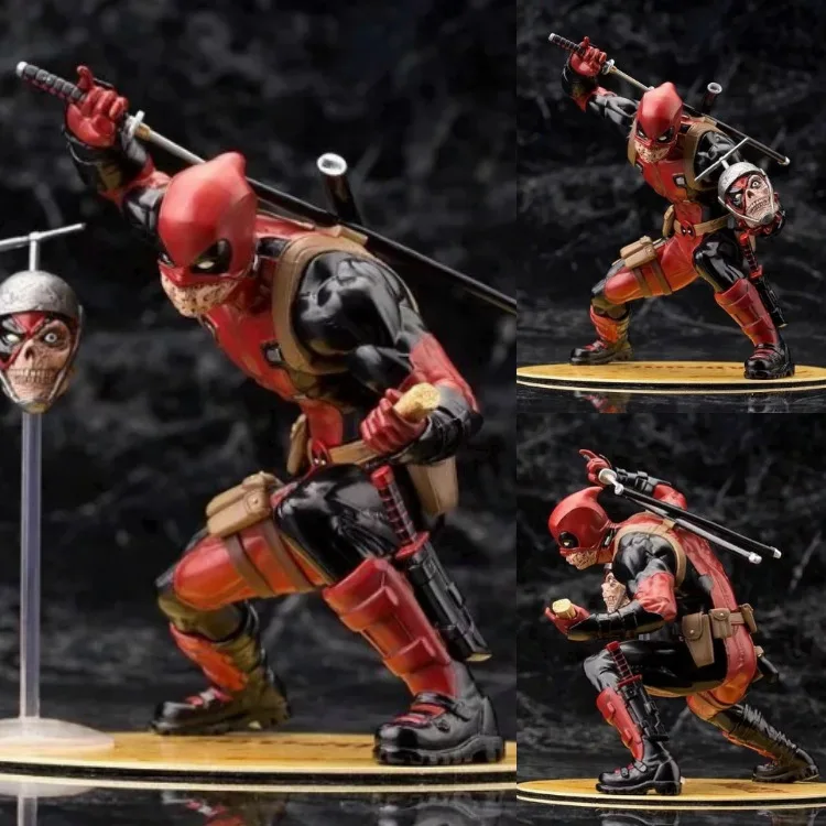 16 см Deadpool Красный Ограниченную Версию 1/8 масштаб окрашенные рис Два Слышал Ver. PVC