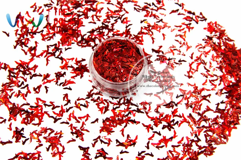 Лазерная красная обувь TCA300 Золушки на высоком каблуке 6 мм блестящая Пыль для