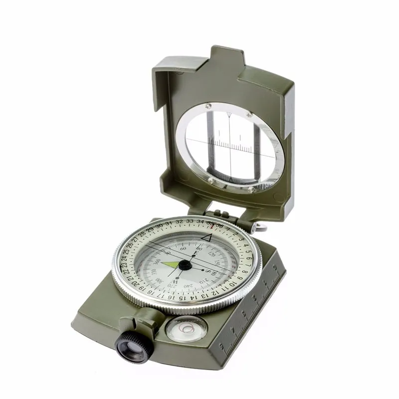 Balight 1 шт. водонепроницаемый фосфоресцирующий армейский походный военный геологический Карманный призматический компас с мешочком
