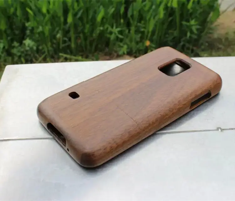 Real Natural Wood Bamboo Phone Case for Samsung Galaxy S5 mini Removable Back Cover Free Shipping |