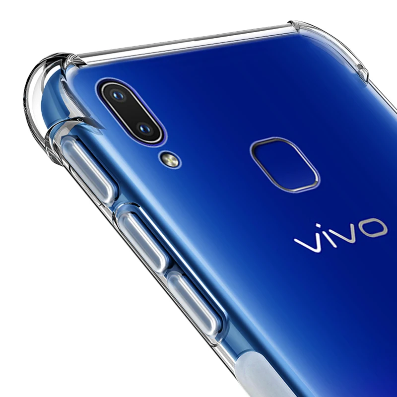 Противоударный мягкий прозрачный чехол для Vivo V11i Y91 Y91i Y91c Y93 Y93s Y95 силиконовый