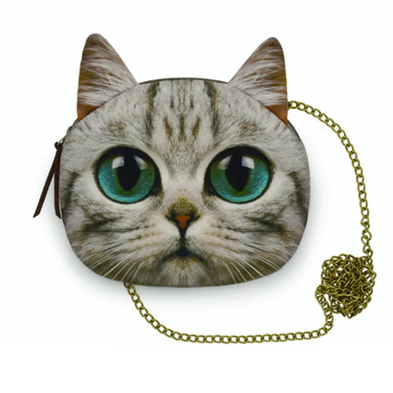 Новое поступление высокое качество забавные кошки женские сумки ручная работа 3D