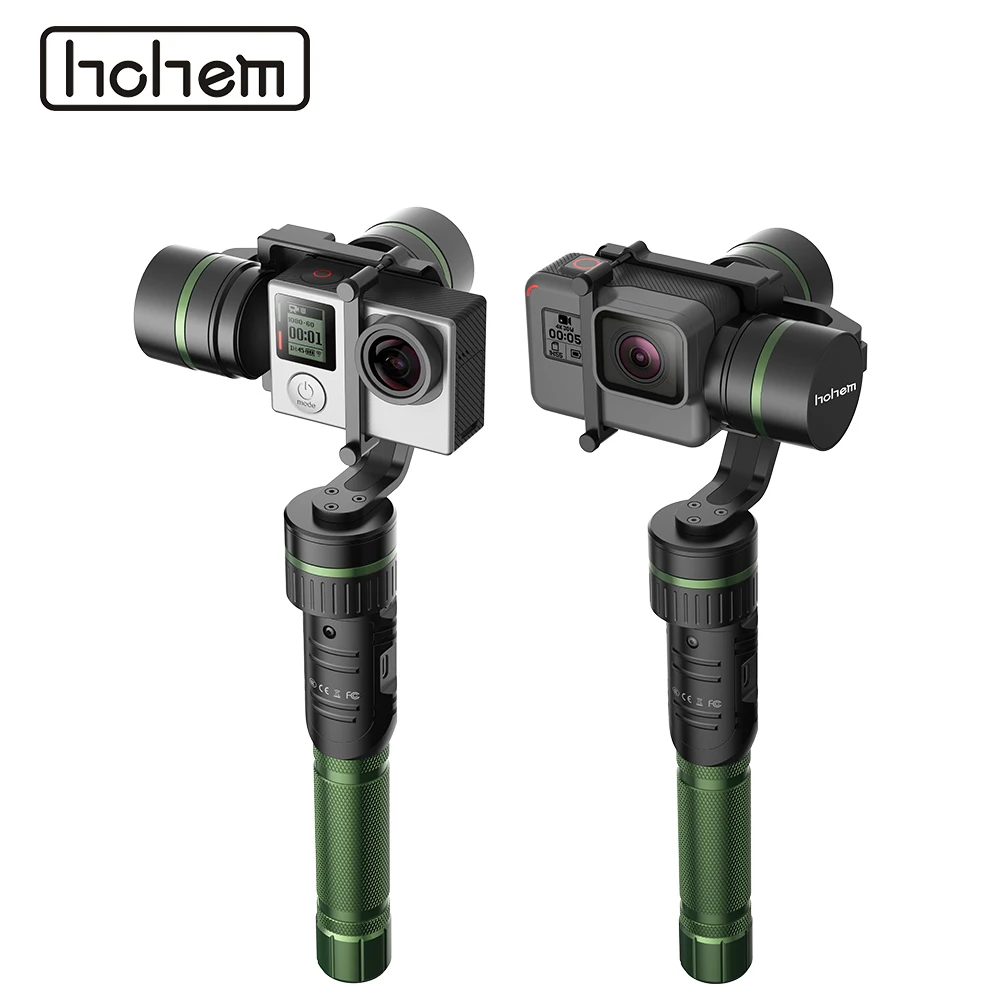 Hohem HG5 PRO 3-осевой портативный монопод с шарнирным замком Алюминий стабилизатор со сплава для DJI Osmo Экшн камера Gopro Hero 7/6/5 Xiaoyi спортивной экшн-камеры SJCAM экшн-камер