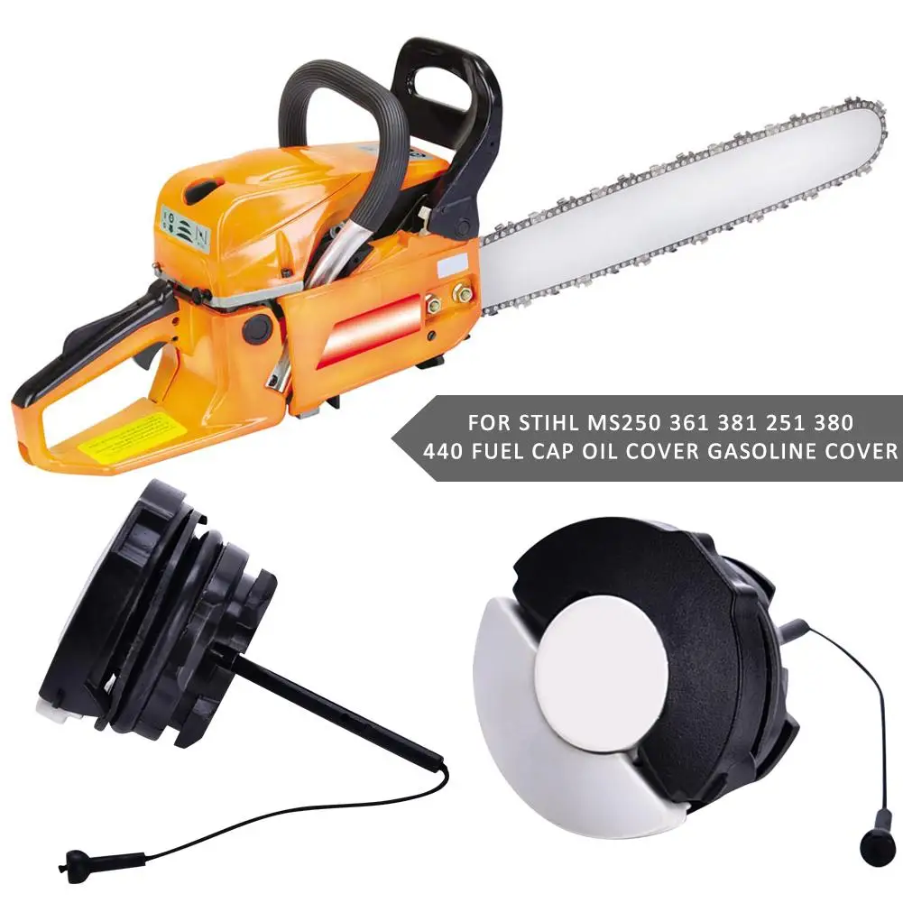 2 в 1 Садоводство топлива Кепки колпачки масленки для STIHL MS250 361 381 251 380 бензопила садовый Электроинструмент Часть