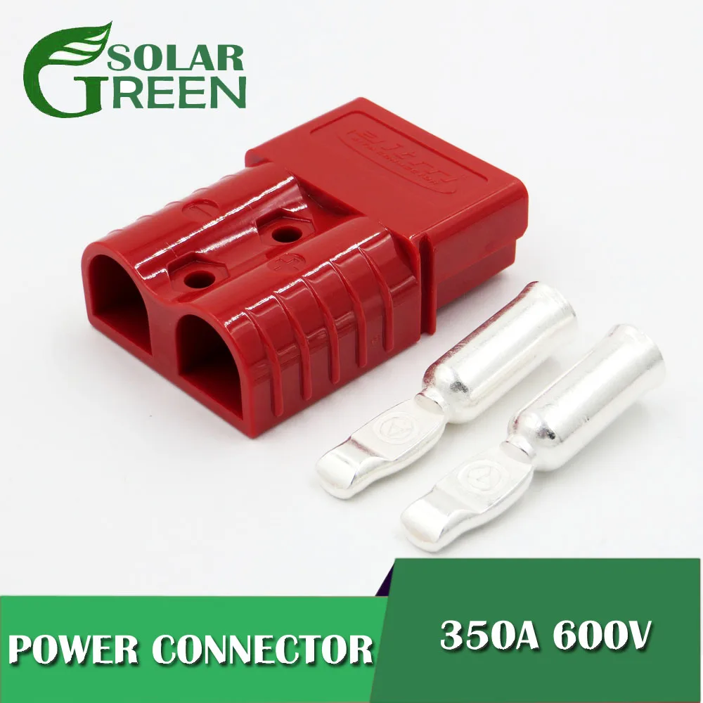 350A 600V SH350 красного цвета Мощность разъем двухполюсный с медный контакт Т образная