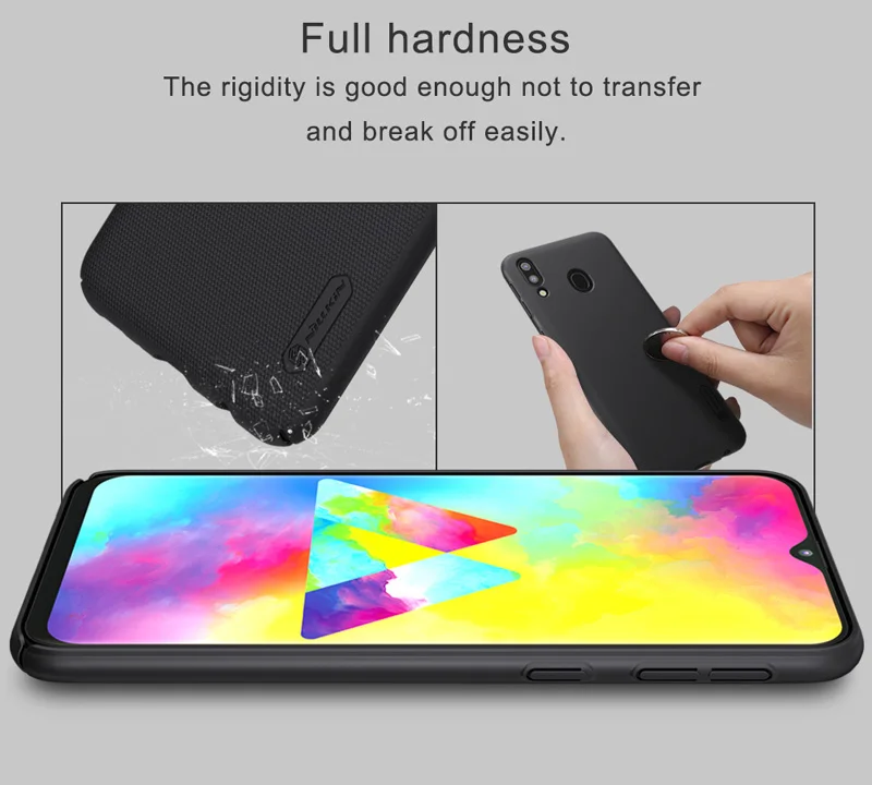 Шероховатый чехол Nillkin чехол для samsung Galaxy M20 A30 A50 M30 M10 A70 A10 A60 A40 A20 A20e твердый пластиковый чехол на заднюю панель