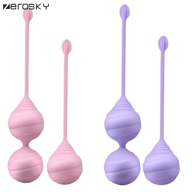 Medical Silicone Kegel Balls Vaginal Muscle Tighten Training Aid Love Ball Sex Toys for Women Zerosky |