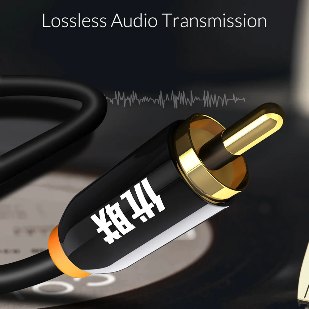 Unnlink HIFI 5 1 SPDIF коаксиальный кабель AV RCA аудио м 2 3 8 10 для сабвуфера ТВ