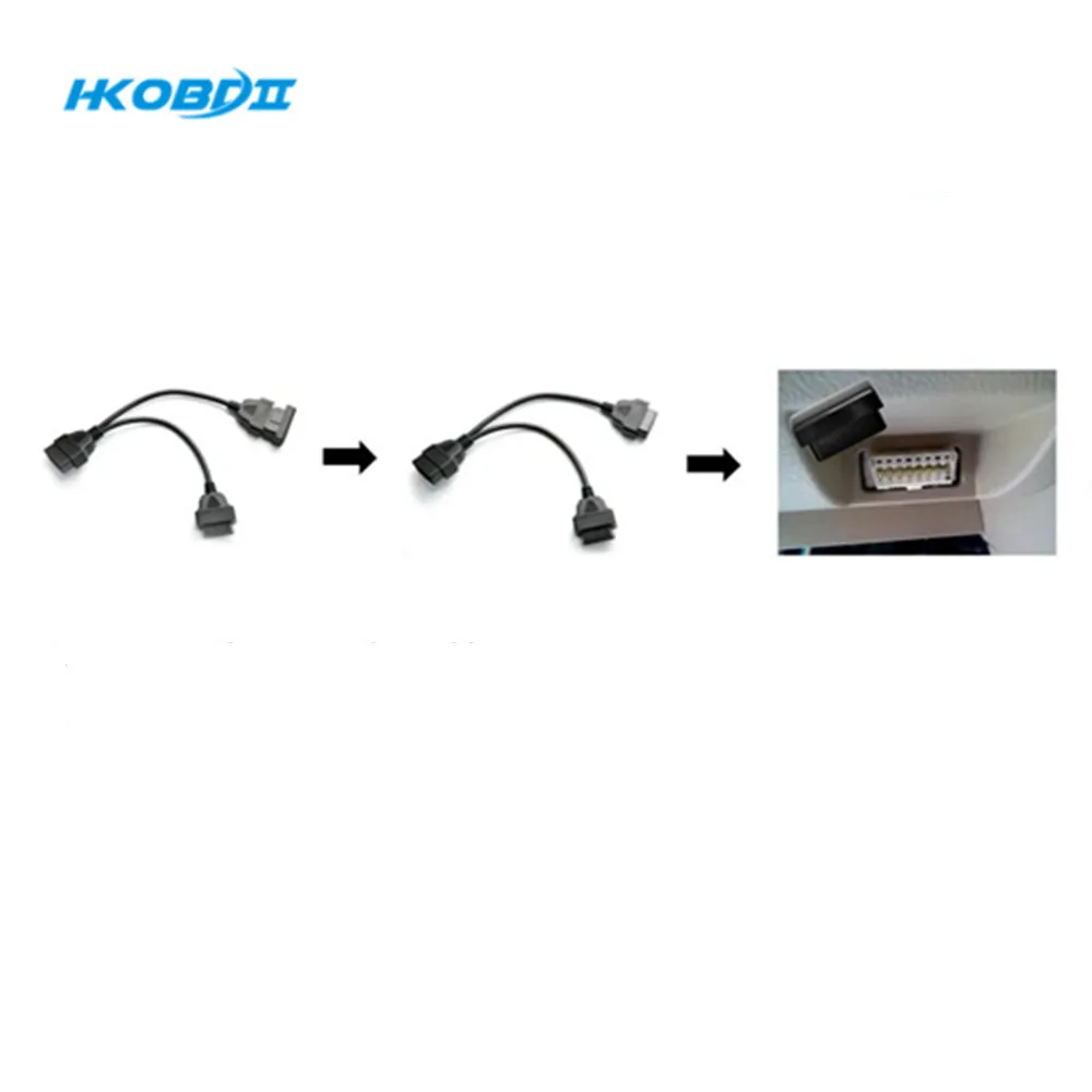 HKOBDII Новое поступление KEYDIY адаптер OBD 2 в 1 3 адаптер|Ключ от авто| |