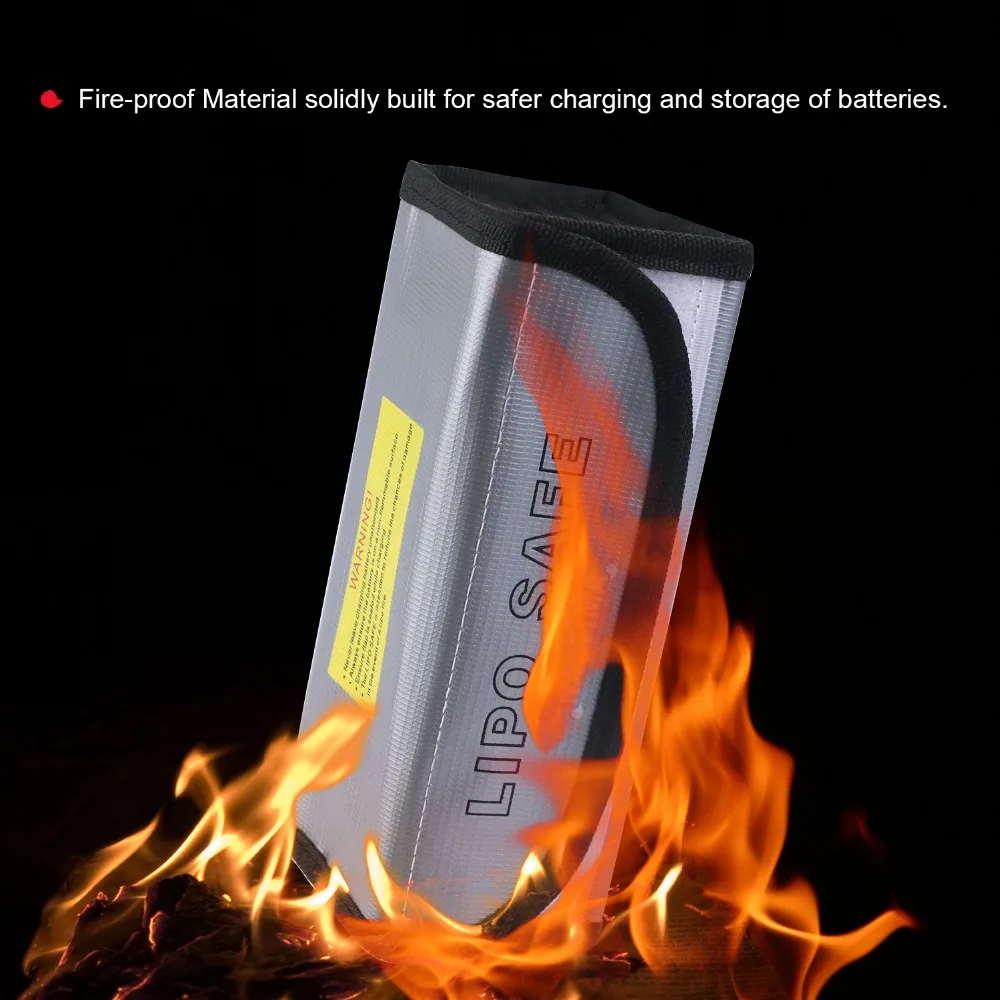 NASTIMA 2 упаковки огнестойкая RC Lipo батарея Защитная сумка для зарядки и хранения