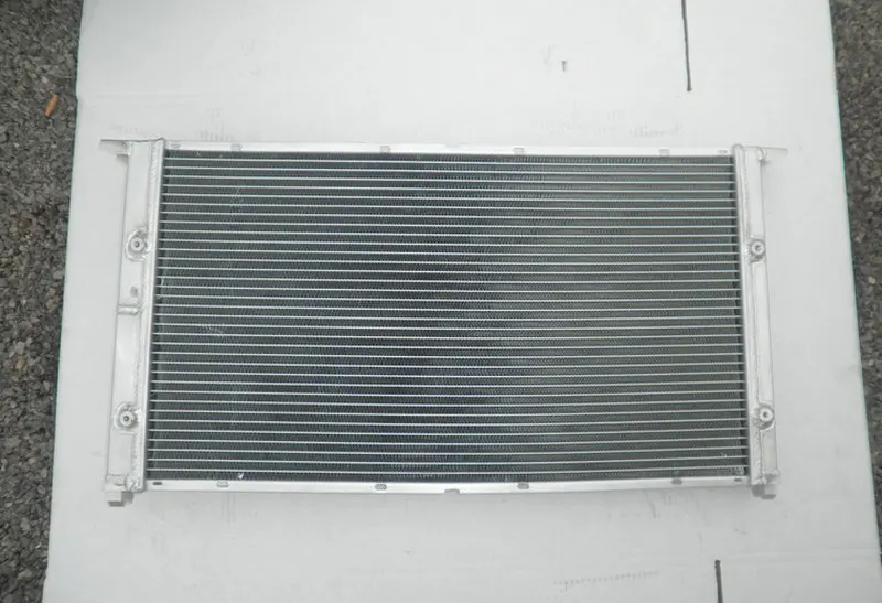 Алюминиевый гоночный радиатор 2 ряда 42 мм для VW Volkswagen Golf Mk3 MK III GTI MT 2.8L VR6 + FAN 94 95 96 97 98