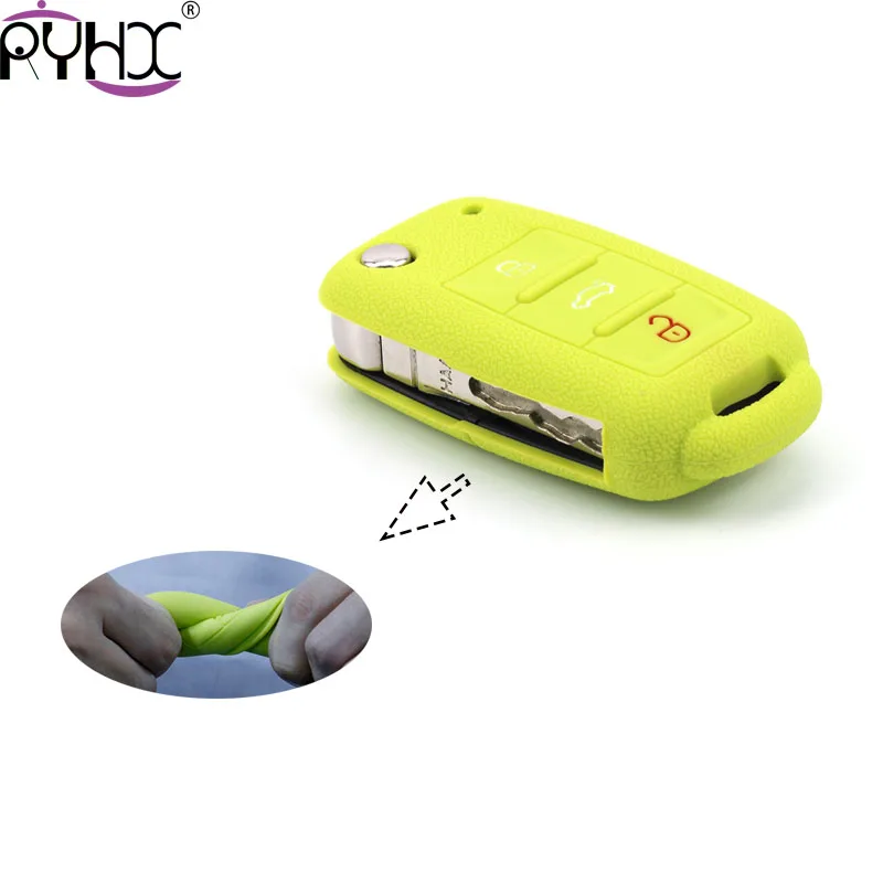 RYHX силиконовый материал Экологичный 1 шт. больше цветов для Skoda Octavia CC SEAT Ibiza Rapid Passat