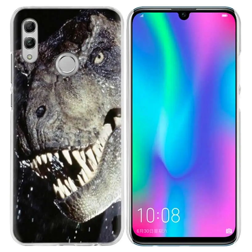 02 С изображением динозавров из фильма «Парк Юрского периода чехол для huawei Honor 8X Y9 9 10 Lite Play 7C 8C 8S 8A фотоаппаратов моментальной печати 7S 7A Pro V20 20i Y6 Y7 Y5 Жесткий Чехол для мобильного телефона - Цвет: 02