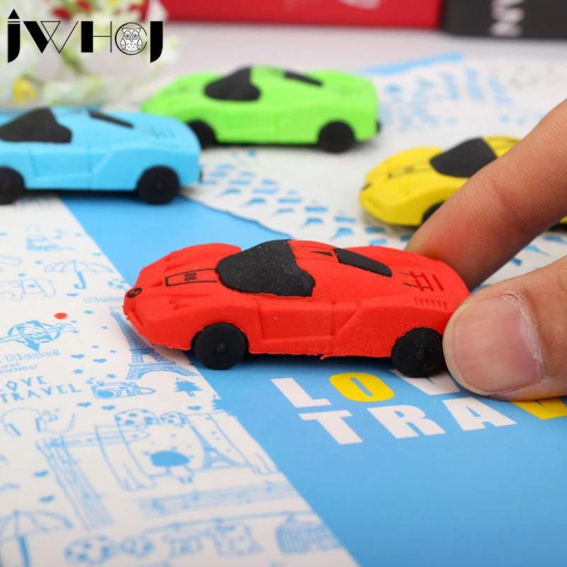 Новинка JWHCJ 1 шт. 3D резиновый ластик для маленьких автомобилей креативные