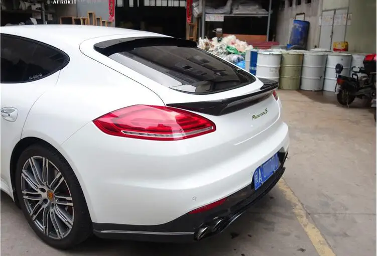 Автомобильный спойлер для заднего крыла из углеродного волокна Panamera 970 2009 2010 2011