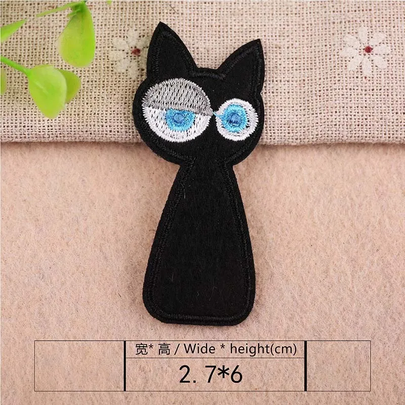 1 шт. нашивки для вышивки в виде животных термопереводные железные пришивания