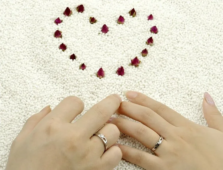 Новые детские ножки для влюбленных годовщина циркон хрустальные парные кольца 925