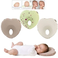newborn infant anti roll pillow flat head neck prevent infant support baby gifts g0318