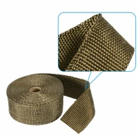 30m top quality motorcycle exhaust systems accessories heat wrap titanium wrap exhaust manifold insulating starp 10 cable