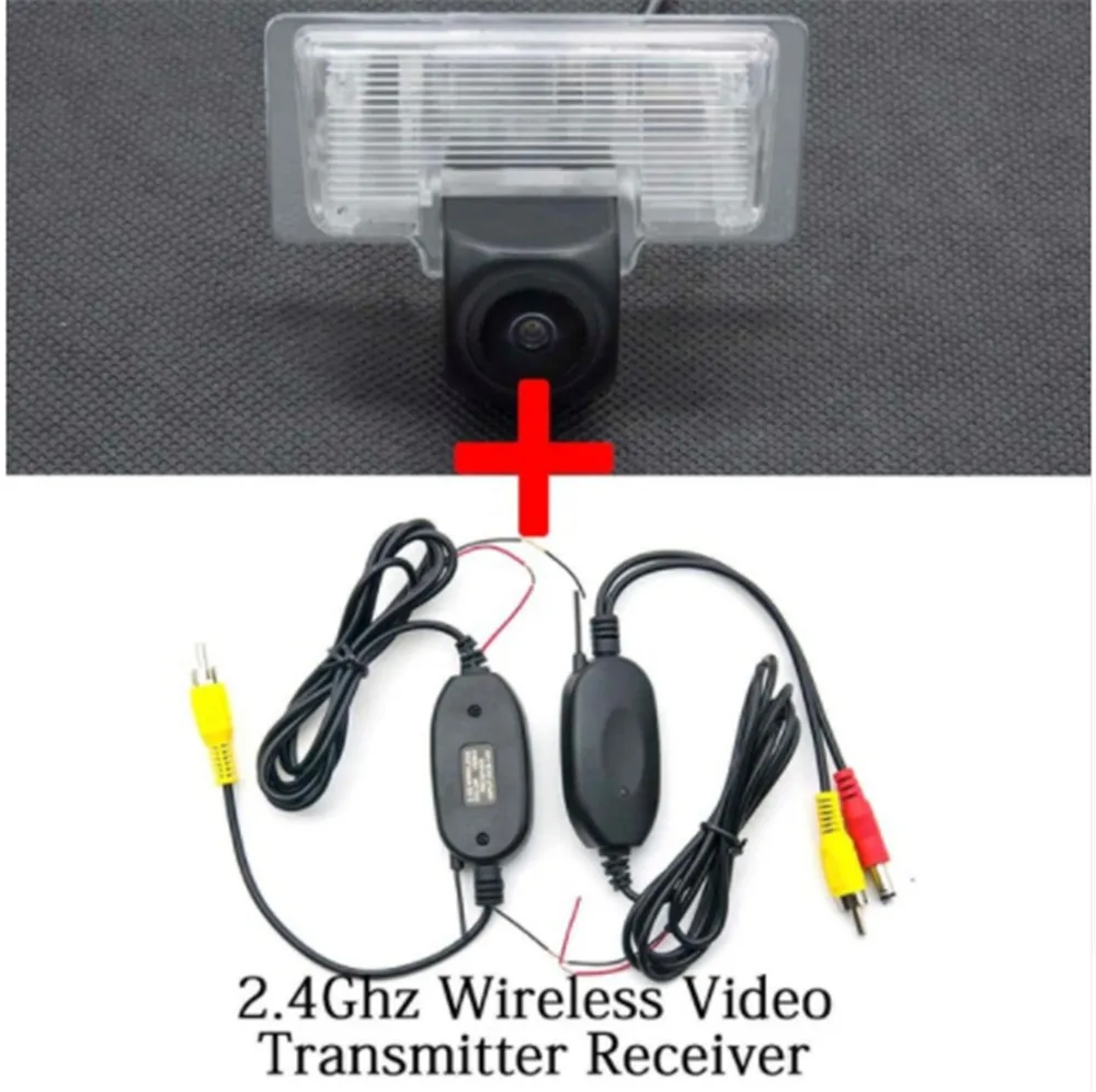 camera with wireless Рыбий глаз 1080P траектория треков камера заднего вида для Nissan Teana Paladin Tiida Altima 2012 Sylphy Almera 2013 камера заднего вида - Название цвета: camera with wireless