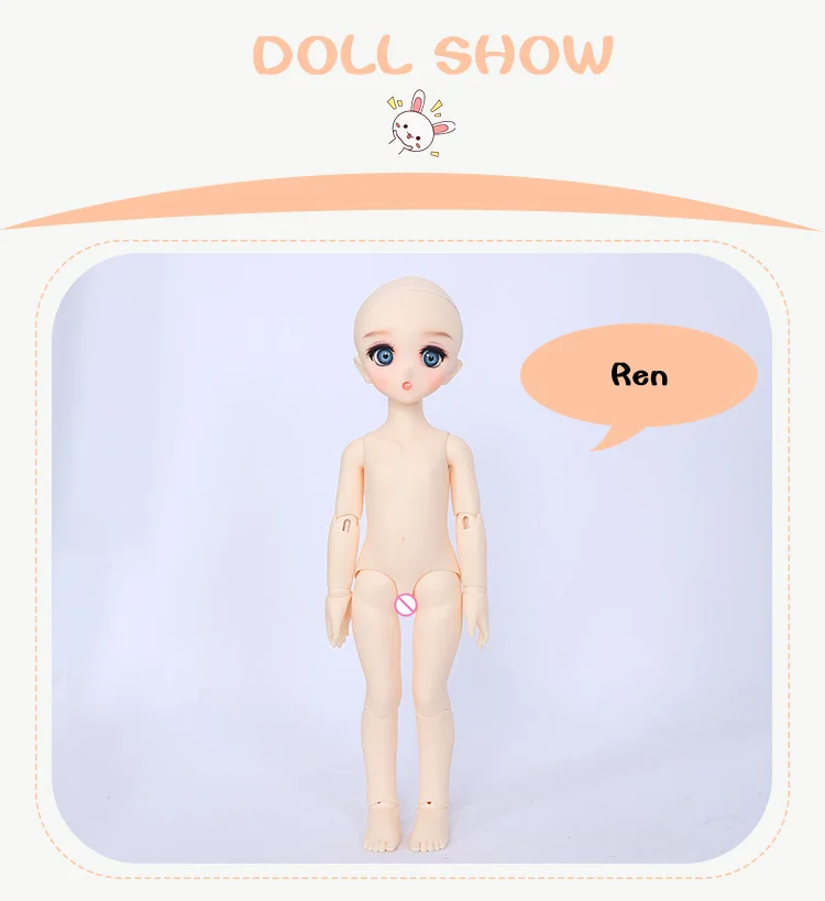 SQ Lab_ Ren Chibi 26 см 1/6 BJD SD Смола Модель Горячие Детские Девочки Мальчики куклы Высокое качество подарок игрушки магазин полный набор OUENEIFS