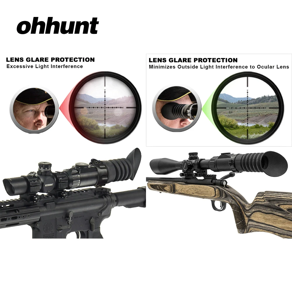 Ohhunt резиновый защитный для глаз 38 мм внутренний диаметр прицел винтовки защита