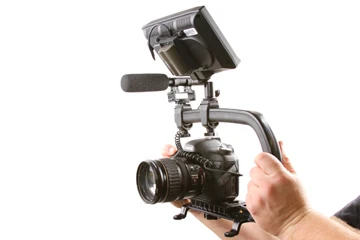 Держатель для вспышки U/C Ручной Стабилизатор с ручкой камеры DSLR SLR Mini DV