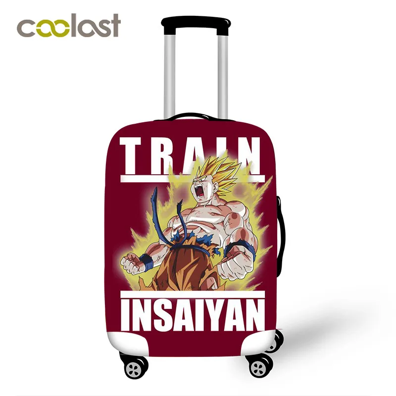 Dragon Ball чемодан защитные чехлы эластичный Saiyan Goku Vegeta багажный чехол для 18-32 дюймов Сумка для путешествий аксессуары для путешествий - Цвет: XT QLZ6