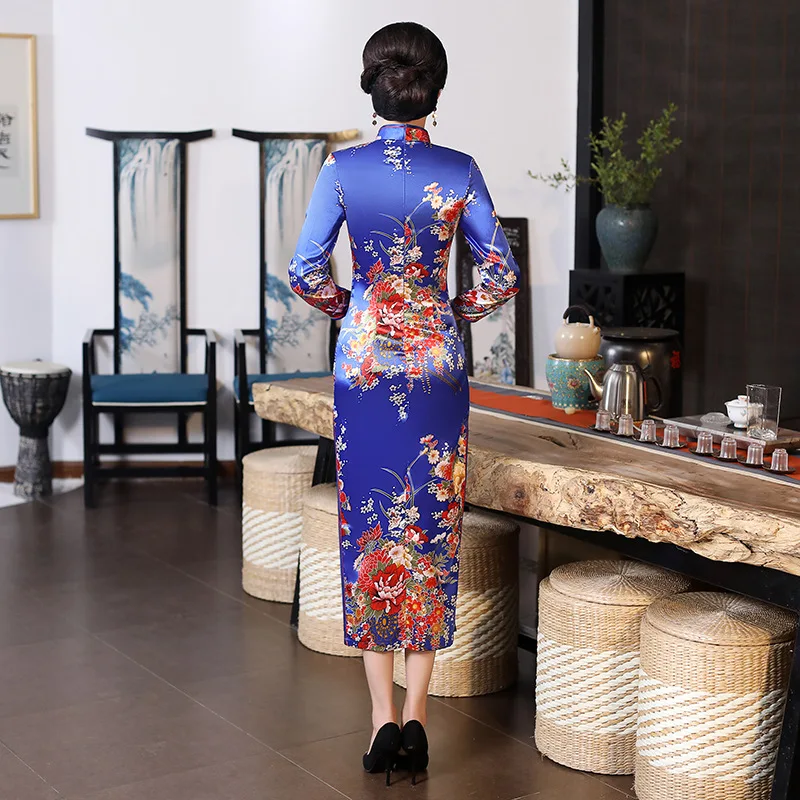 Китайские традиционные костюмы Vestito оригинальный женское платье Чонсам Тан