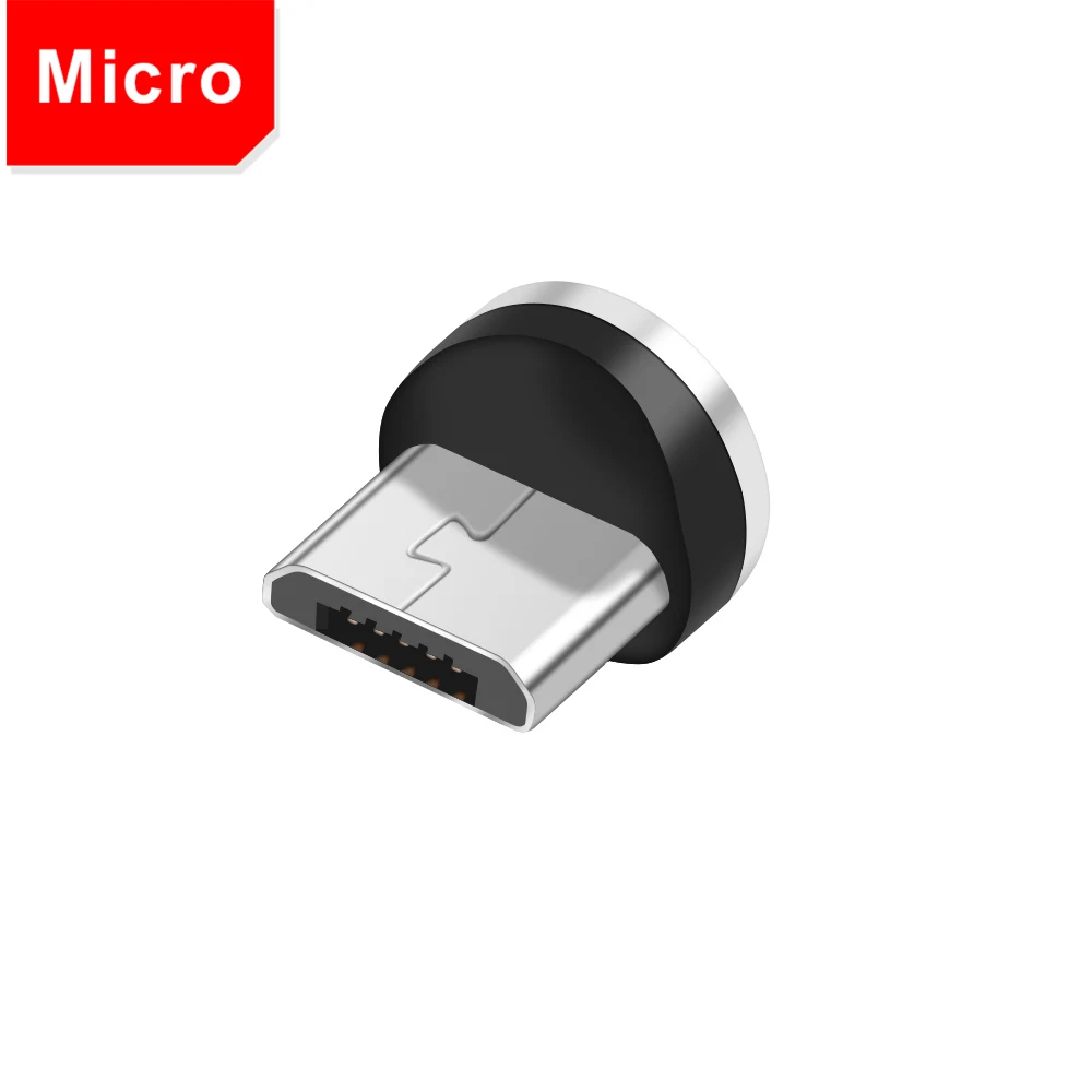 Only Micro USB Plug Магнитный кабель OLAF для быстрой зарядки 90 градусов Type C Micro USB для Iphone 7 X XS Max для Redmi Note 7 Mi 8 для Huawei P20 lite pro - Цвет: Only Micro USB Plug