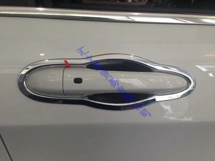 For Jeep Cherokee Limited 2015-2018 Car Styling Accessories ABS Chrome Door Handle Bowl Cover Cup Cavity Trim 2016 2017 | Автомобили и