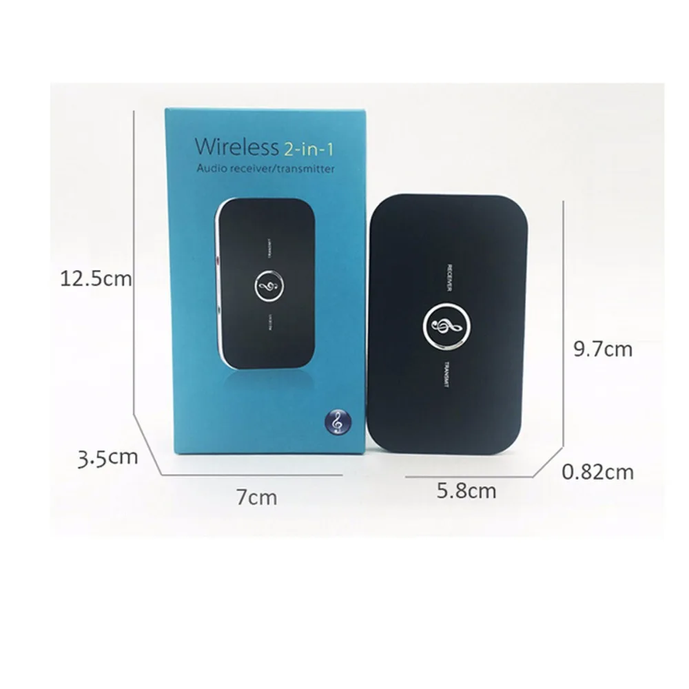 Bluetooth RT - B6 Adapter HIFI Wireless Audio Receiver and Transmitter with 3.5MM Input Output for TV MP3 PC | Электроника