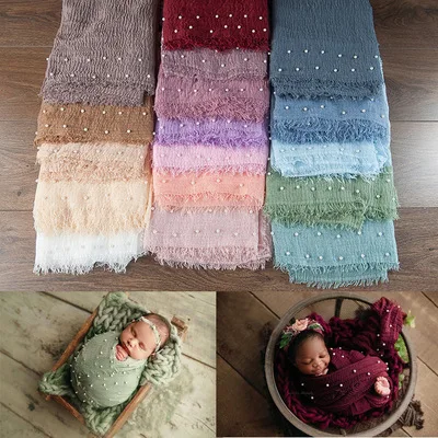 Детский реквизит для фотосъемки одеяло s перламутровая складка хлопковая