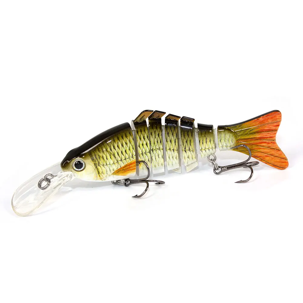 1 шт. рыболовные приманки наживка Crankbait тяжелая приманка медленная 3 вида цветов 8
