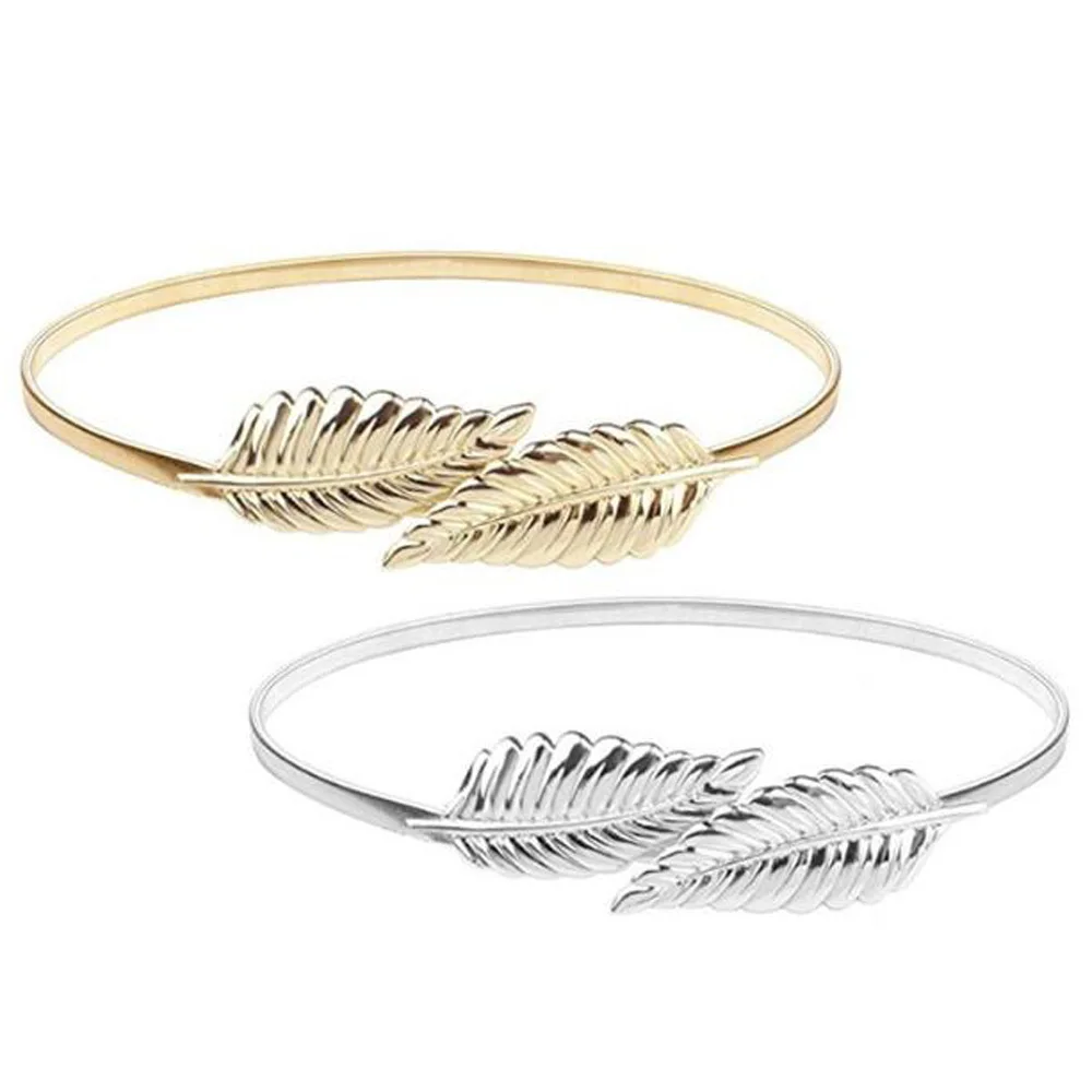 Винтаж золотой пояс в форме листьев для Свадебная вечеринка стрейч